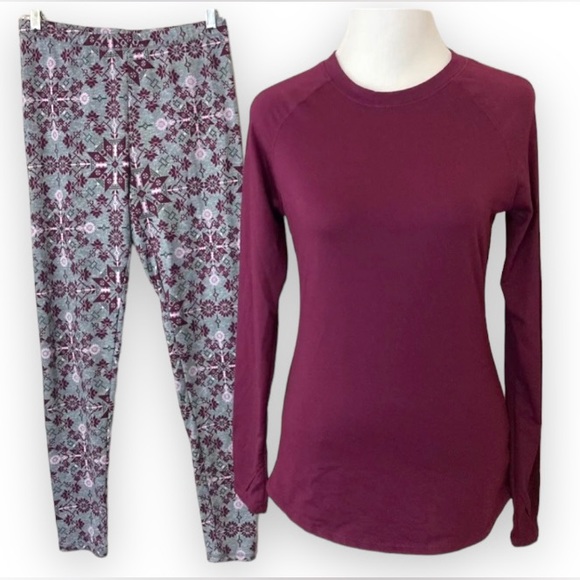 Cuddl Duds Other - Climate Right By Cuddl Duds Base layer Womens Size Large Base Layer pj set